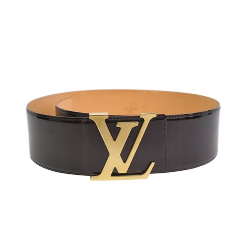 louis vuitton patent leather belt|Louis Vuitton belt prices.